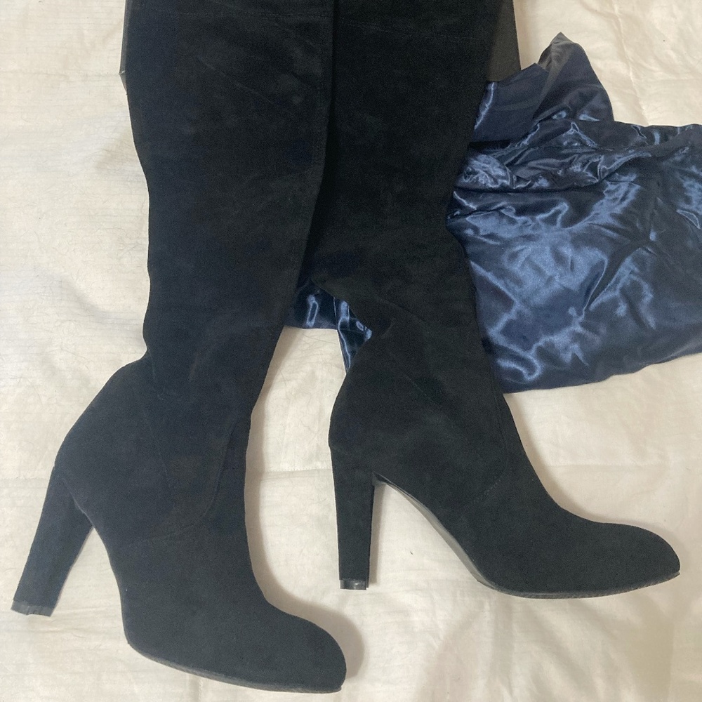 Kaitlyn Pan - Black Over the Knee Boots - 7.5